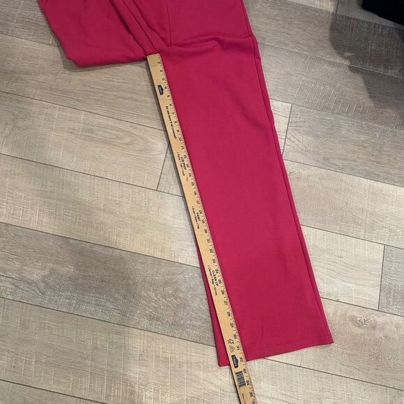 LULUS WOMENS PINK DRESS PANTS LARGE ZIP CLOSURE - Picture 3 of 9